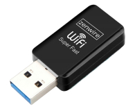 Zenwire Karta sieciowa Adapter WiFi USB 3.0 TOP-4608AC mini - 1604754 - zdjęcie 1